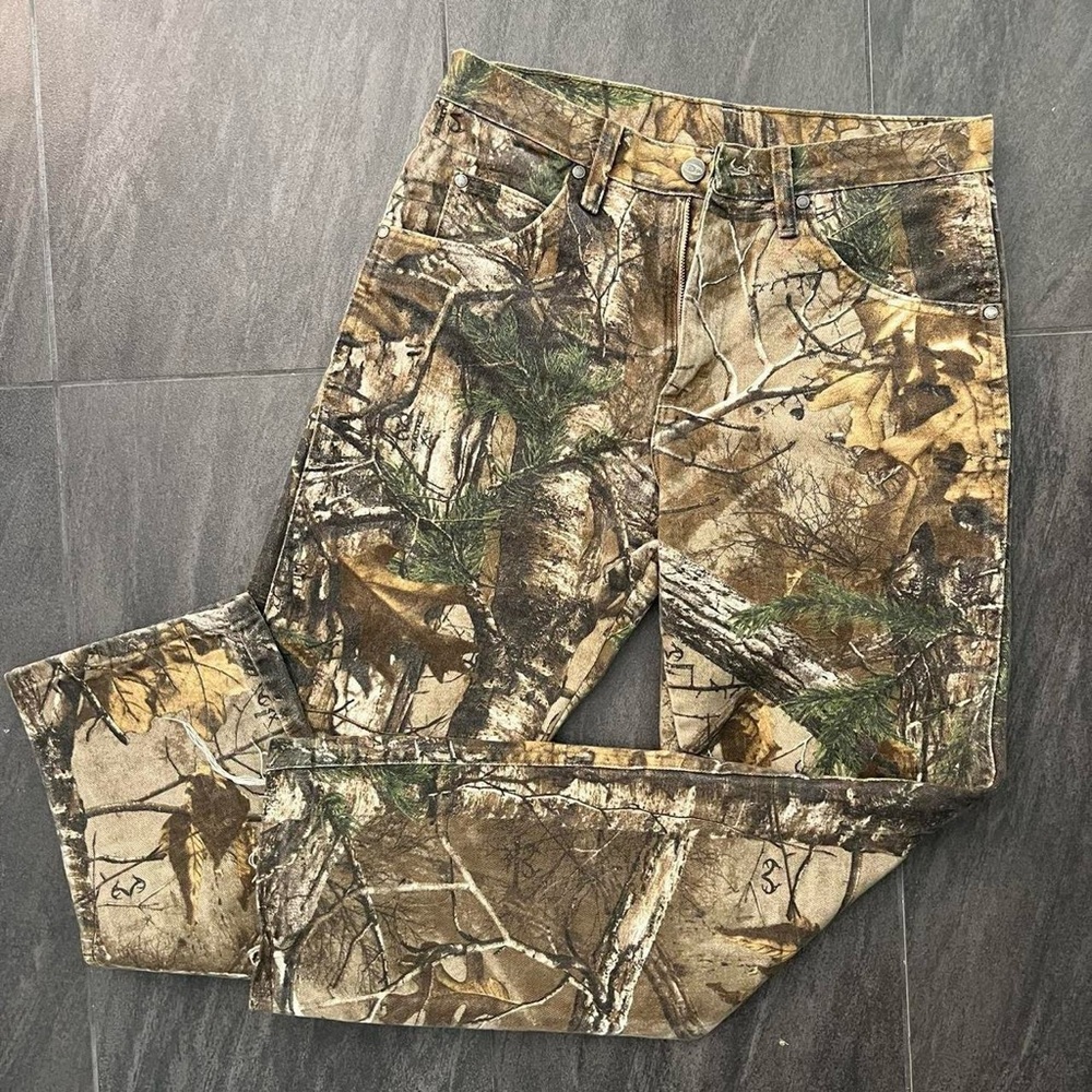 Vintage Wrangler Denim Camo Pants